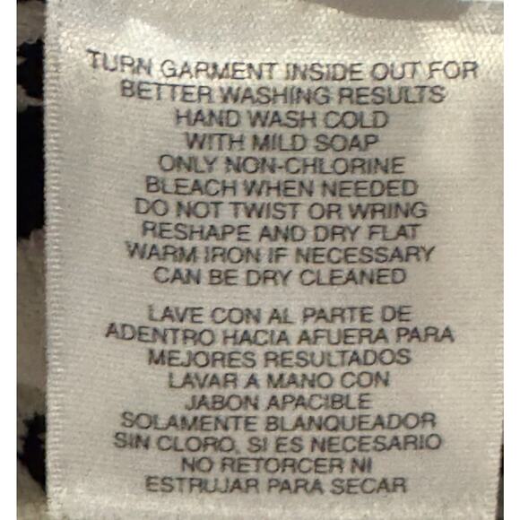 Women’s Jones New York Black & White Zebra Print Zippered Cardigan: Size M - Picture 8 of 11